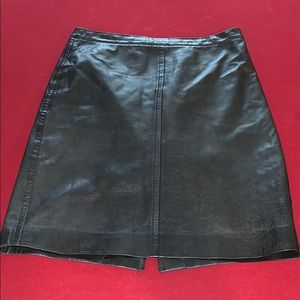 Vintage DKNY Leather Skirt